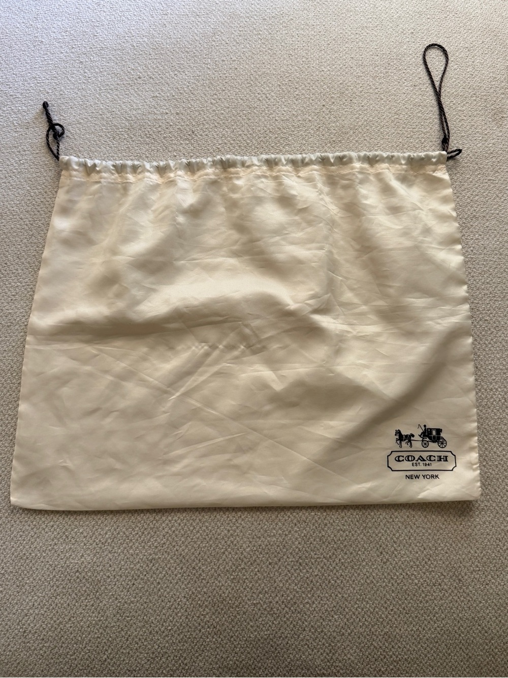 Coach Satin Dust Bag